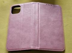 Sale✨iPhone 14 plus ケース 手帳型 レトロ ピンク