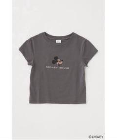 【moussy】Disney I You Lots 半袖Tシャツ　BLACK 2025年最新】Disney SERIES CREATED by MOUSSY Tシャツ