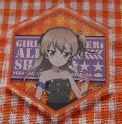 ➕ガールズ&パンツァー➕ 島田愛里寿　カフェ　アクリルバッジ