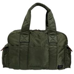 美品 ポーター タンカー セージグリーン ダッフルボストンバッグ S 通勤通学 美品】PORTER タンカー ダッフル ボストン バック Lセージグリーン