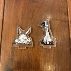 呪術廻戦展 アクリルミニフィギュア 伏黒恵の式神ver. 呪術廻戦展 アクリルminiフィギュア 伏黒恵の式神ver 玉犬 白