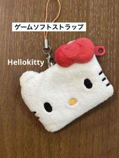Hello Kittyハローキティ ゲームソフトストラップ ぬいぐるみミニポーチ