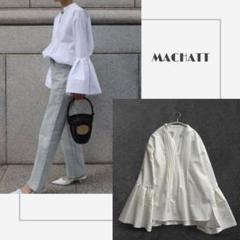 美品  未使用 タグ付き メルカリ - ブラウス チューリップスリーブ MACHATT トップス