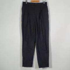 BAY LEAF レディース カジュアルパンツ 黒 無地 ウエストゴム入り L