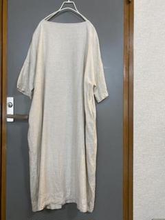 ichi コットンリネンワンピース