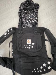 ergobaby 抱っこ紐 黒 星柄カバー付き エルゴ ベビー 抱っこ紐 ギャラクシー ブラック 黒 星柄 - メルカリ