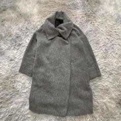 【ノット】アルパカ混 チェスターコート 比翼仕立て AラインシルエットJC650