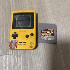 ゲームボーイ 本体 MGB-001 イエロー (ジャンク品)とテトリスプラス