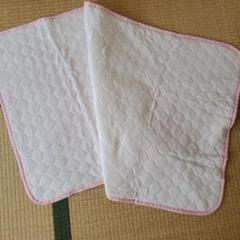 ベビー用　防水キルトパッド　70㎝×120㎝　ピンク　　　　926