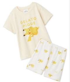 【新品未使用】２点セット！gelato pique ジェラピケピカチュウ gelato pique】ジェラート ピカチュウパーカ＆ショートパンツ