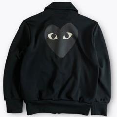 PLAY COMME des GARCONS ハートロゴ トラックジャケット 黒