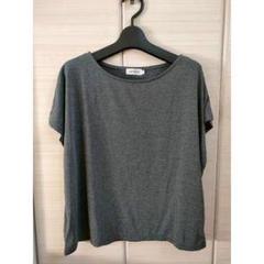 グレー ドルマンスリーブ Tシャツ
