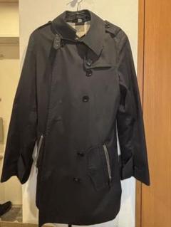 バーバリーブリット　BURBERRY BRIT カシミヤ混ウールコート　ブラック