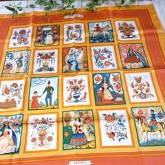 ☘️展示品 未使用☘️ HERMES　IMAGERIE 大衆版画　カレ90
