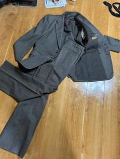 メンズスーツ　秋冬用　背抜き　名前入り