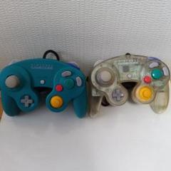 GCゲームキューブコントローラ スケルトン、エメラルドグリーン2