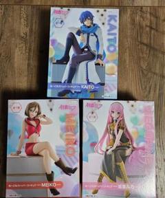 ぬーどるストッパーフィギュア KAITO MEIKO 巡音ルカ 3点セット