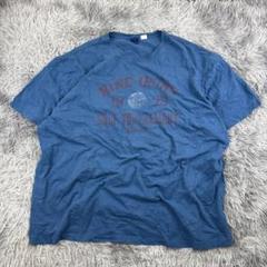 ReebokゴルフTシャツ/アメリカ古着/スポーツMIX/ブルー/オーバーサイズ