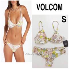 【未使用】VOLCOM ビキニ セットアップ BIG POPPY ホワイト S