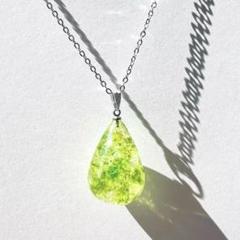 琉球ガラス green ネックレス ペンダント