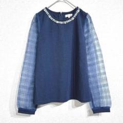 allamanda イング アラマンダ ブラウス レース フォーマル ビジュー