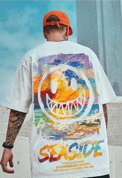 Tシャツ　ヒップホップ　【XLサイズ】白T74