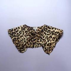 ganni レオパード　つけ襟 シンプル服を味変してくれるGANNI（ガニー）のつけ襟 #深夜の