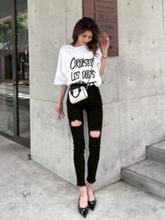 あ*け様 【DIANTE】ハイウエストデニムパンツ(01)ブラック スキニー レ High waist skinny denim | DIANTÉ (ディアンテ)公式通販サイト