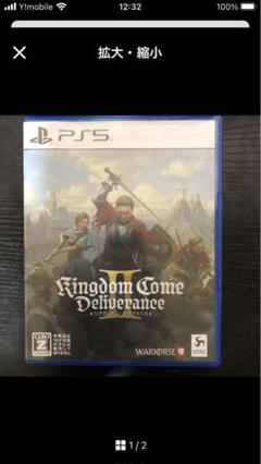キングダムカムデリバランス2 PS5 特典未使用　美品　即日発送