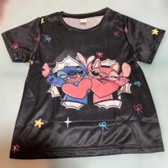 子供服・Disneyリロアンドスティッチ黒のTシャツ130
