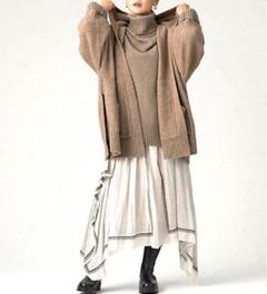 新品】HOUSE OF LOTUS ペーパーミックスポンチョ 羽織 黒 M