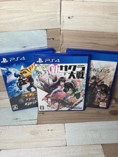 PS4 SCARLET NEXUS・サクラ大戦・ラチェット&クランク3本セット