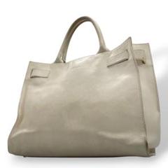 フルラ　ハンドバッグ　アイボリー　サイドベルト　FURLA　レザー　s63