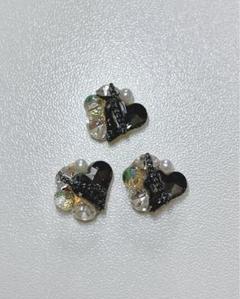 ハートビジューパーツ