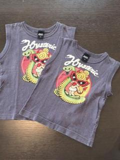 Hysteric ノースリーブタンクトップ 110サイズ グレー