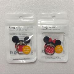 スマホリング バンカーリング 海外製品 ミッキー ミニー
