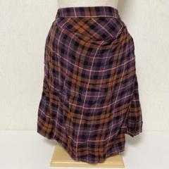 Vivienne Westwood チェック ウール 変形 スカート 2 M
