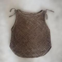 うさとの服 USATO ノースリーブ 藍染め オーガニックコットン