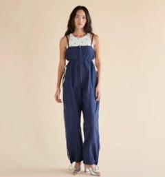 Searoomlynn リップストップWashサロペット　オーバーオール 新品 searoomlynn / リップストップWashサロペット（ベージュ