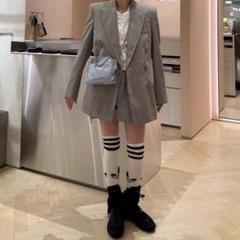 ステラマッカートニー ピンクベージュ テーラードジャケット ピークドラペル Stella McCartney - ステラマッカートニー ハンガリー製
