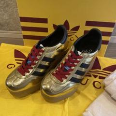 GUCCI adidas 人気サイズ37 新品未使用　箱付き Gucci × adidas Gazelle 