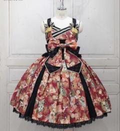 ★最終お値下げ★ メタモルフォーゼタンドゥフィーユ　WonderCard OP メタモルフォーゼタンドゥフィーユ 扇和柄タックJSK 通常サイズ