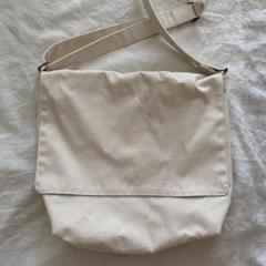 ハンドメイド 帆布 ショルダーバッグ キナリ