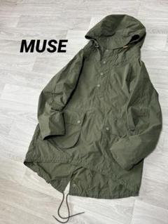 【美品】muse Deuxieme Classe アノラックパーカー　カーキ MUSE ミューズ アノラック パーカー F - メルカリ
