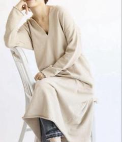 R JUBILEE IENA別注 19ss スウェットワンピース ネップ加工
