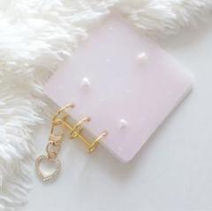 ベビーピンク♡ レジンバインダー ミニバインダー 韓国 貯金 savingのサムネイル