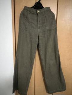 トゥエモントレゾア　Tu es mon TRESOR ストレートデニム　カーキ