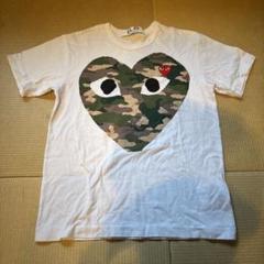 PLAY 迷彩柄ハートTシャツ　カモフラ PLAY COMME des GARCONS - プレイコムデギャルソン カモ柄ハート