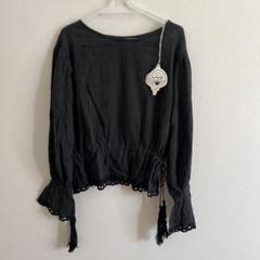 【海外 正規品】 searoomlynn ヴィンテージコットン刺繍ブラウス - メルカリ トップス