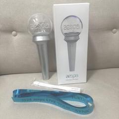 aespa ペンライト　銀テープ・トレカセット aespa エスパ ニンニン トレカ ペンライト - メルカリ